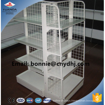 Ce ISO Certificaated Factory Supermarket Gondola Wire Mesh Shelving